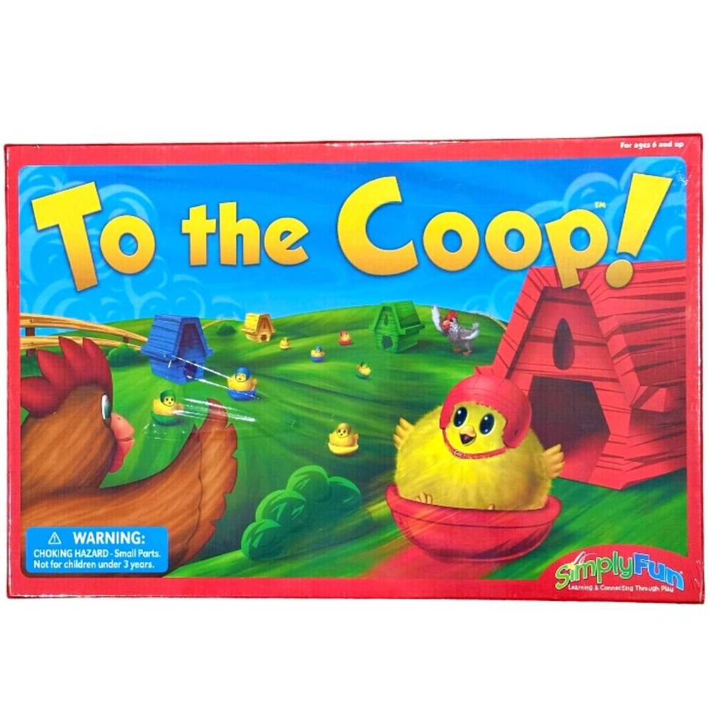 NEW To the Coop Game by SimplyFun Learning Coordination Ages 6+ 2016 Chickens!!